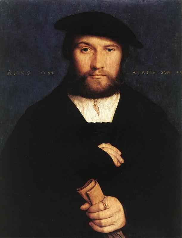 HOLBEIN, Hans the Younger Portrait of a Member of the Wedigh Family sf oil painting image